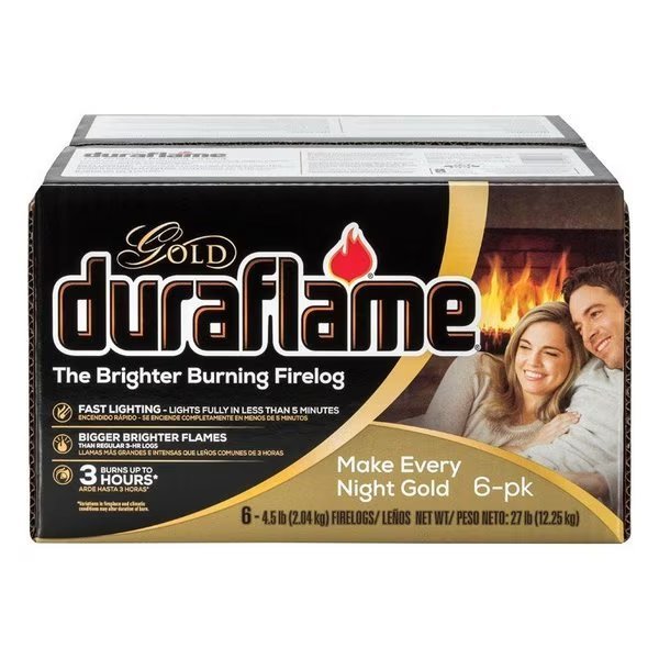 Duraflame Gold Logs 6Pk, Duraflame, Mfr#: 04577